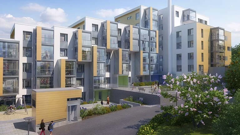 YIT:lle yli 200 asunnon kokonaisuus Kahi Facade -julkisivulla